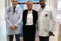 From Left to Right: Prof. Pier Paolo Piccaluga, Dr. Marianne Mureithi and Dr. Noel Onyango