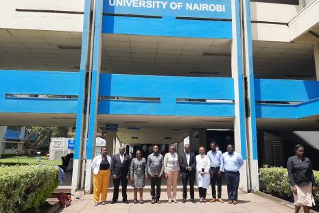 Members of the Kenyan Team Involved in the IRONMAN Registry Study at the University of Nairobi Faculty of Health Sciences
