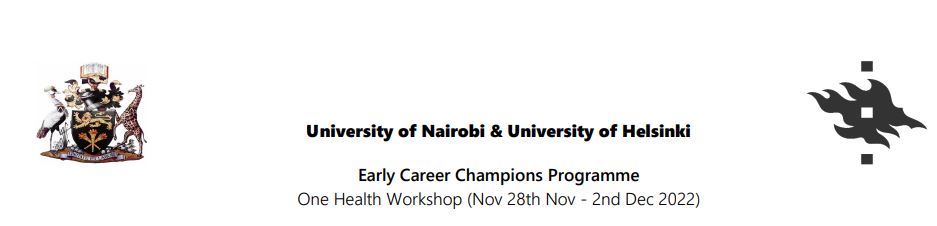 Early Career Champions Programme One Health Workshop