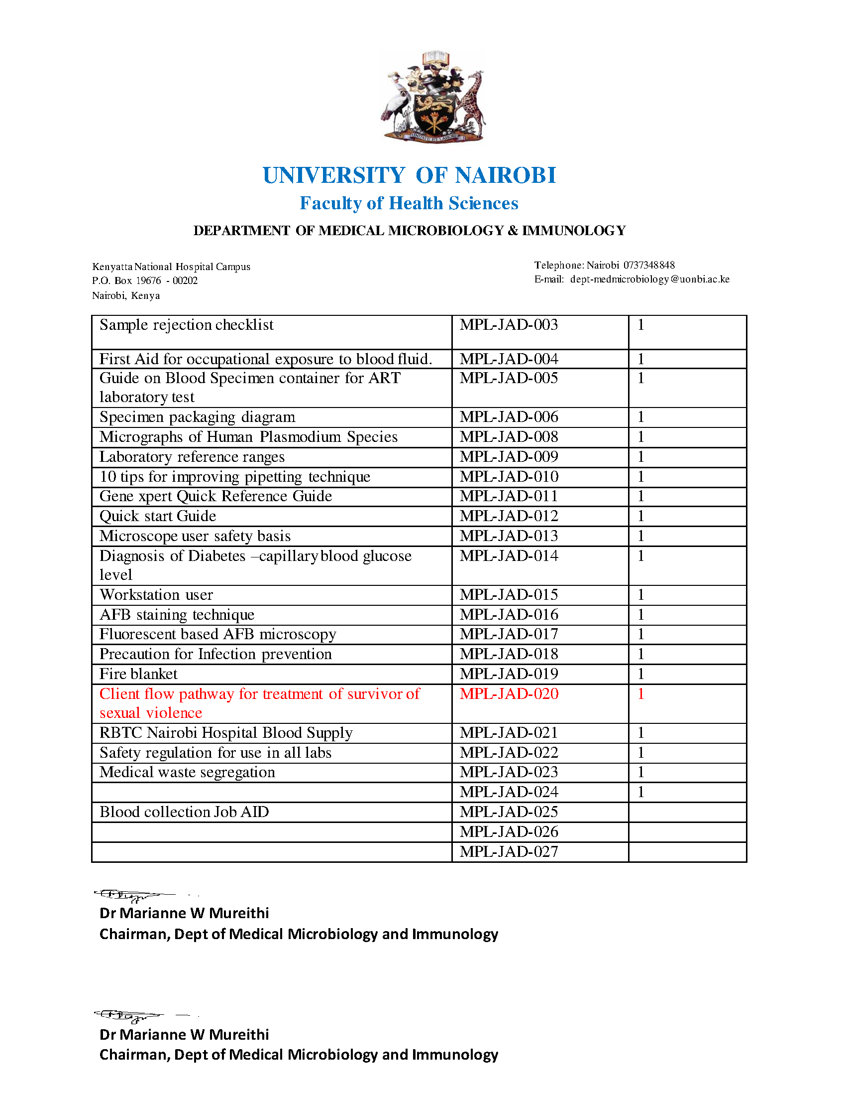 Workflow: Laboratory Assets Masterlist