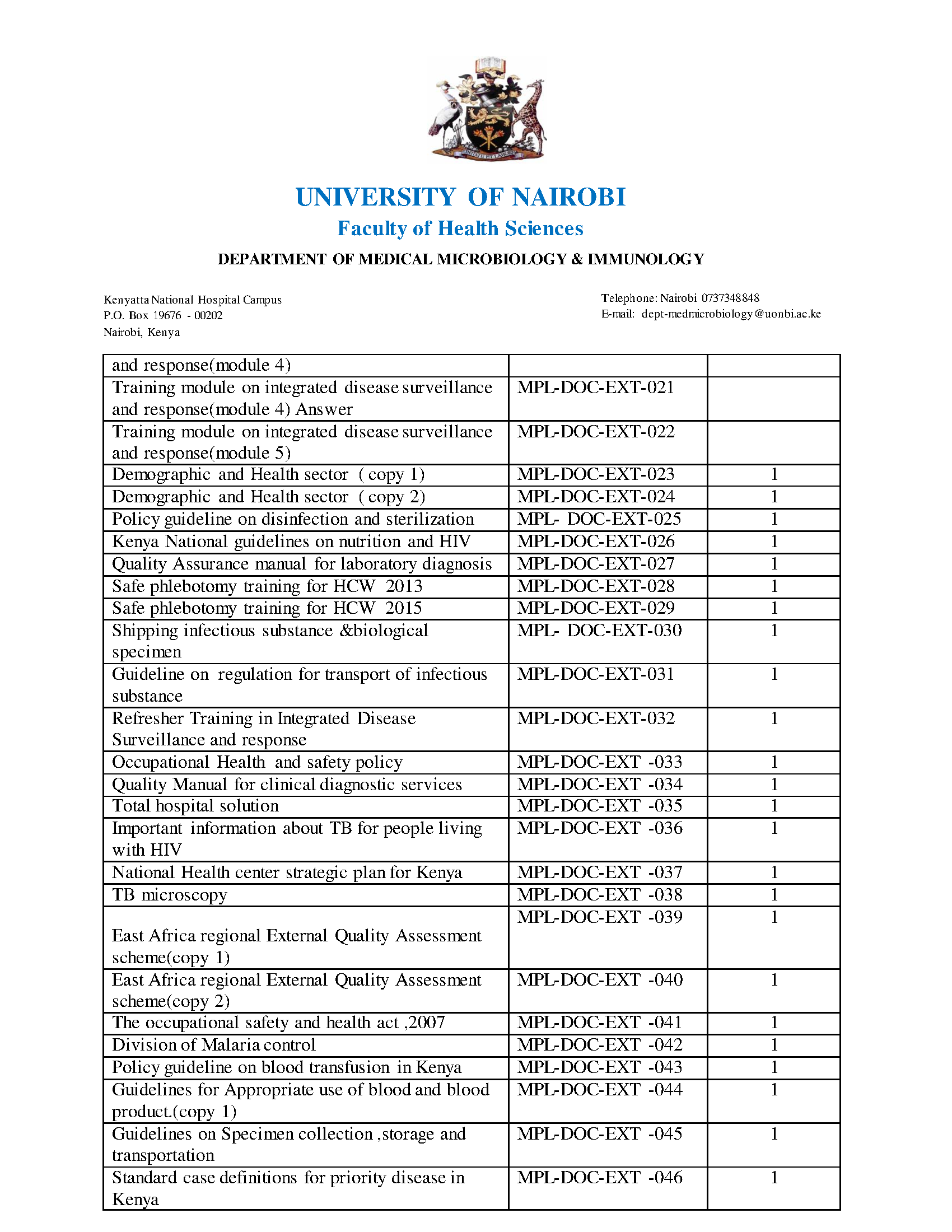 Workflow: Laboratory Assets Masterlist