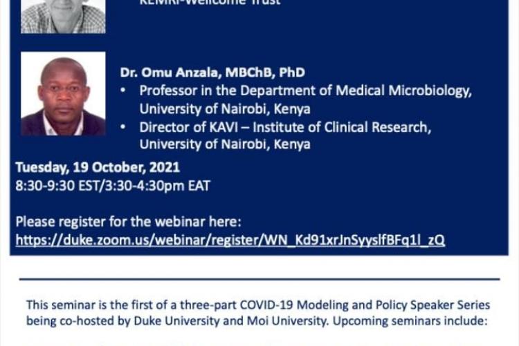 COVID-19 Modeling and Policy Response In Kenya