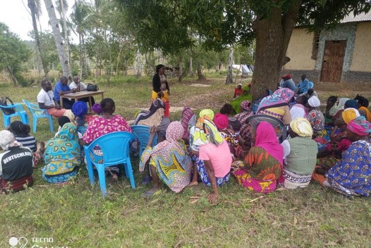 Sensitisation meetings at Rabai, Ruruma, kasidi ward and Mawemambomu ward in Kilifi County
