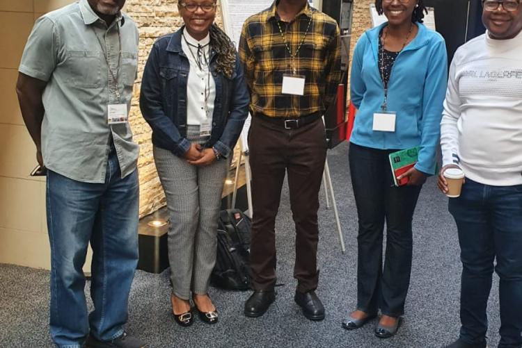 From Left to Right: Prof. Omu Anzala, Dr. Marianne Mureithi, Dr. Daniel Muema, Dr. Terry Muhomah at the CAVD 2023 Africa Regional Meeting in Capetown, South Africa