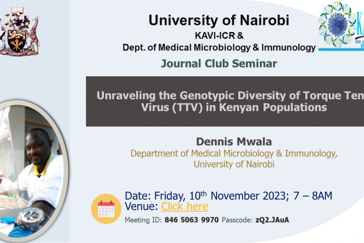 Unraveling the Genotypic Diversity of Torque Teno Virus (TTV) in Kenyan Populations