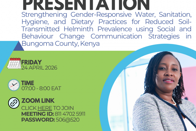 Strengthening Gender-Responsive Water, Sanitation, Hygiene, and Dietary Practices for Reduced Soil-Transmitted Helminth Prevalence using Social and Behaviour Change Communication Strategies in Bungoma County, Kenya
