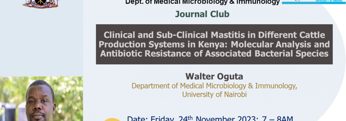 Clinical and Sub-Clinical Mastitis in Different Cattle Production Systems in Kenya: Molecular Analysis and Antibiotic Resistance of Associated Bacterial Species
