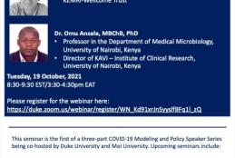 COVID-19 Modeling and Policy Response In Kenya