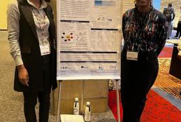 Delories Sikuku (left) with Department Chair Dr. Marianne Mureithi at CAVD 2023 in Cape Town, South Africa