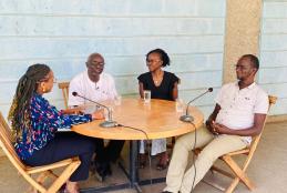 From Left to Right: Dr. Marianne Mureithi, Prof. Walter Jaoko, Dr. Terry Muhomah and Dr. Daniel Muema