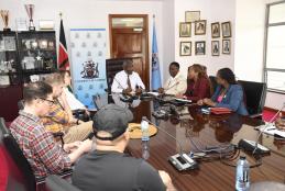 ECC Leadership paying a courtesy visit to the Vice Chancellor